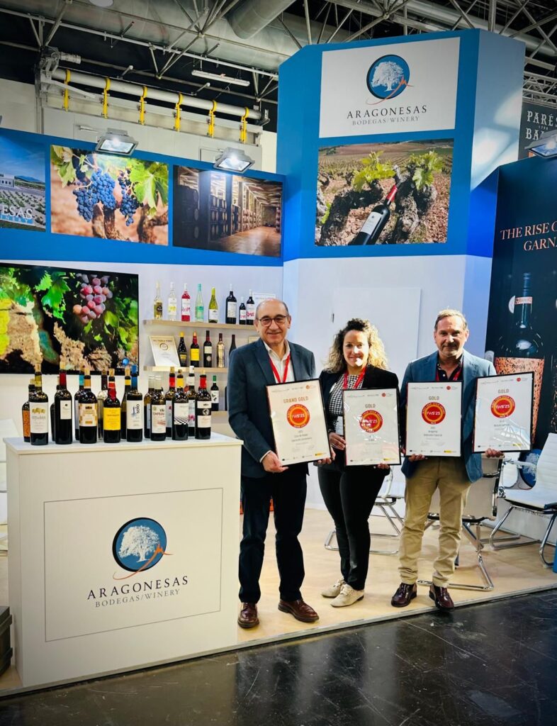 Aragonesas, bodega más premiada en los Wines From Spain